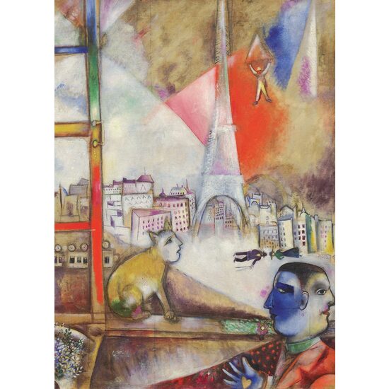 Puzzle Eurographics - Marc Chagall : Paris par la fenêtre (Détail), 1000 pièces (6000-0853)