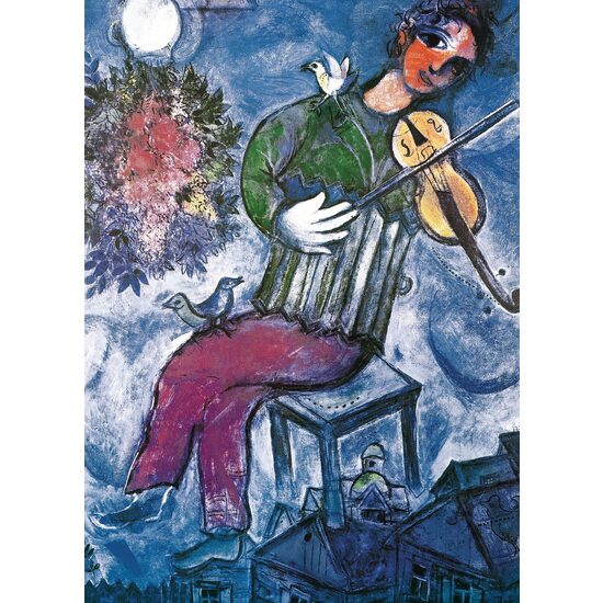 Puzzle Eurographics - Marc Chagall: Der blaue Geiger, 1000 Teile