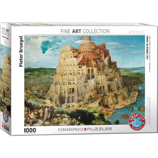 Eurographics puzzle - Pieter Bruegel: The Tower of Babel, 1000 pieces