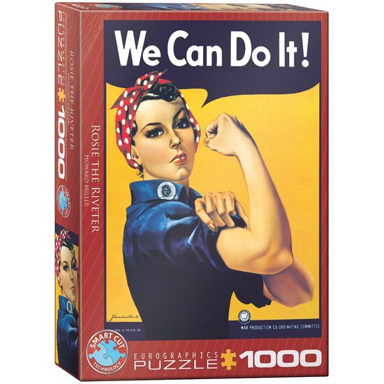 Puzzle Eurographics - Rosie la riveteuse : Nous pouvons le faire !, 1000 pièces