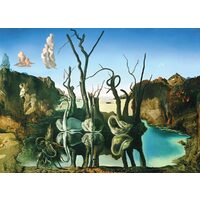 Eurographics Puzzle - Salvador Dali: Schwäne spiegeln Elefanten, 1000 Teile