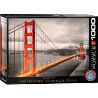 Puzzle Eurographics - San Francisco Golden Gate Bridge, 1000 Teile