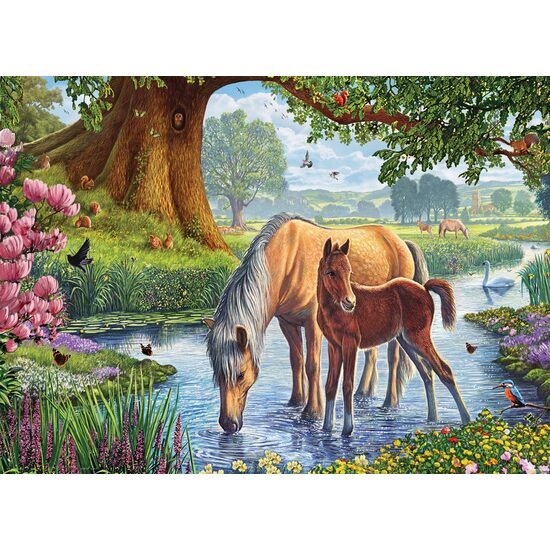 Eurographics Puzzle - Steve Crisp: The Fell Ponys, 1000 Teile