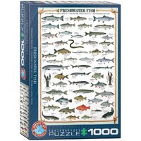 Puzzle Eurographics - Süßwasserfische, 1000 Teile