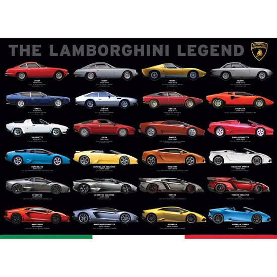 Puzzle Eurographics - Die Lamborghini-Legende, 1000 Teile