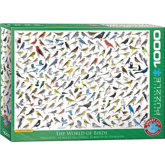 Puzzle Eurographics - Die Welt der Vögel, 1000 Teile