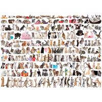 Puzzle Eurographics - Die Welt der Katzen, 1000 Teile