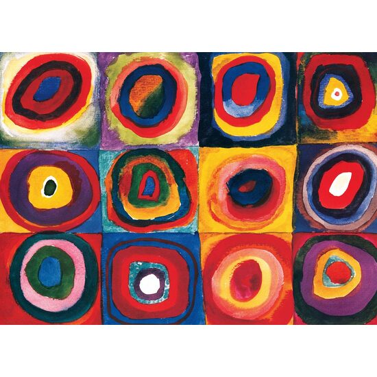 Puzzle Eurographics - Vassily Kandinsky: Farbstudie Quadrate (c.1913), 1000 pieces (6000-1323)