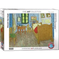 Puzzle Eurographics - Vincent Van Gogh: Das Schlafzimmer von van Gogh, 1000 Teile