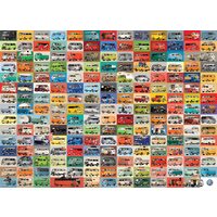 Puzzle Eurographics - Volkswagen Groovy Bus, 1000 Teile