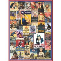 Eurographics Puzzle – Vintage-Poster aus dem Ersten und Zweiten Weltkrieg, 1000 Teile