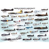 Puzzle Eurographics - Flugzeuge des Zweiten Weltkriegs, 1000 Teile