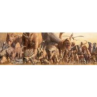 Eurographics Panorama-Puzzle – Haruo Takino: Dinosaurier, 1000 Teile