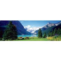 Eurographics panoramische puzzel - Lake Louise, Canadese Rockies, 1000 stukjes