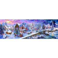 Eurographics Panorama-Puzzle – Nicky Boehme: Urlaub am Meer, 1000 Teile
