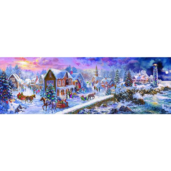 Eurographics Panorama-Puzzle – Nicky Boehme: Urlaub am Meer, 1000 Teile