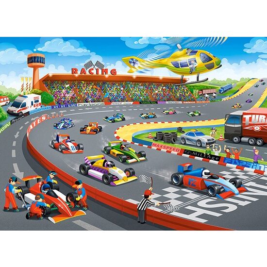 Puzzle Castorland - Formel-Rennen, 100 Teile