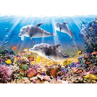 Puzzle Castorland - Delfini Sott'Acqua, 500 pezzi