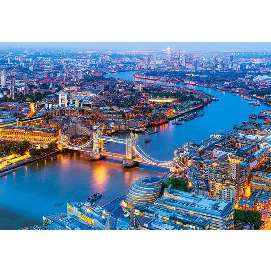 Puzzle Castorland - Luftaufnahme von London, 1000 Teile