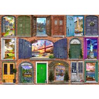 Bluebird-puzzel - Dominic Davison: Doors Of USA, 2000 stukjes