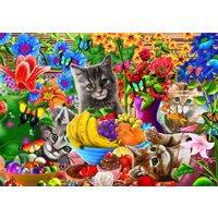 Puzzel Bluebird - Kitten Fun, 1000 stukjes