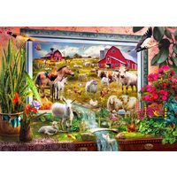 Puzzel Bluebird - Magic Farm Schilderij, 1000 stukjes