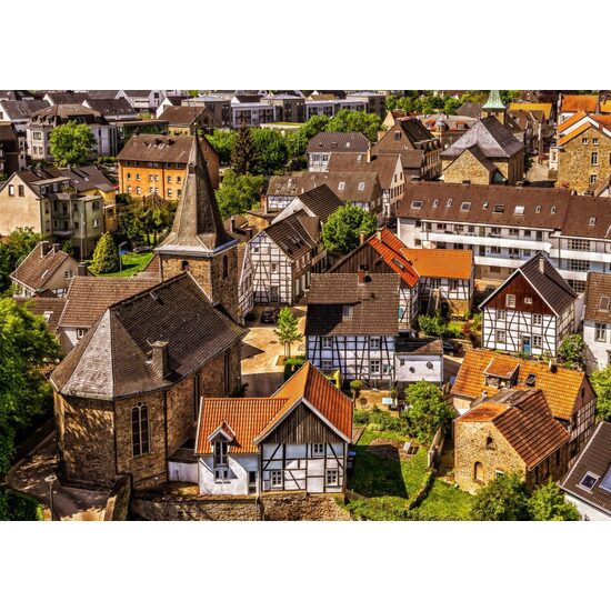 Puzzle Bluebird - Old Village, 1000 pieces