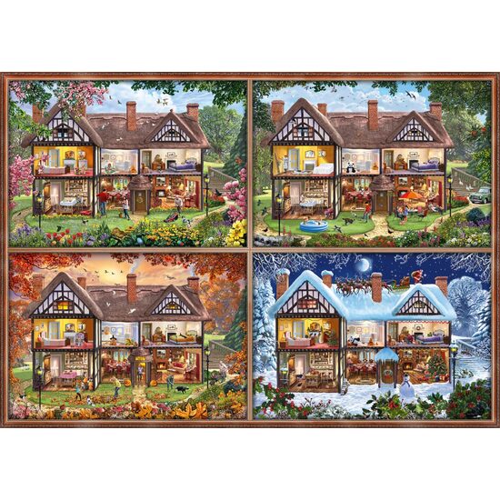 Puzzle Schmidt - La casa delle quattro stagioni, 2000 pezzi