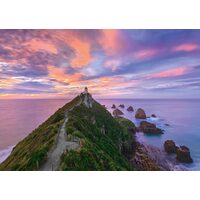 Schmidt - Mark Gray Puzzle: Nugget Point Lighthouse, The Catlins, Südinsel, 3000 Teile
