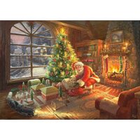 Puzzle Schmidt - Thomas Kinkade: Santa Claus Is Here!, Limitierte Auflage, 1000 Teile