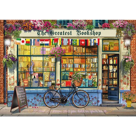 Puzzle Schmidt - Garry Walton: Librería, 1000 piezas