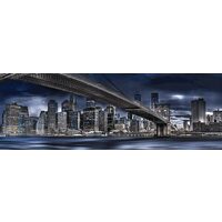 Panoramapuzzle Schmidt - Manfred Voss: New York, Dunkle Nacht, 1000 Teile