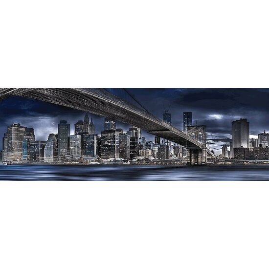 Puzzle panoramique Schmidt - Manfred Voss : New York, Nuit Noire, 1000 pièces