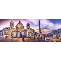 Puzzle panoramico Trefl - Piazza Navona, Roma, 500 pezzi