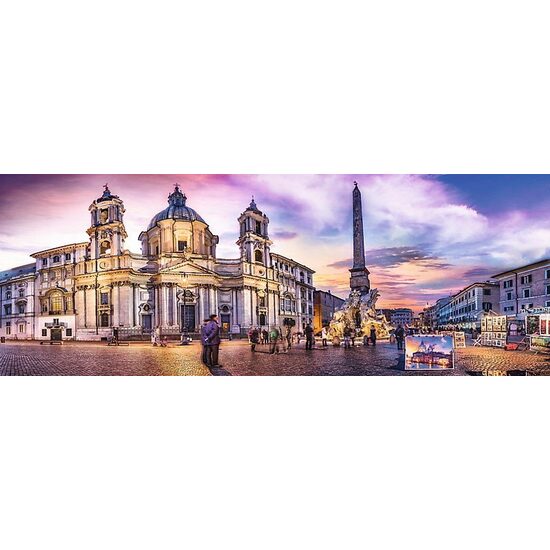 Puzzle panoramico Trefl - Piazza Navona, Roma, 500 pezzi