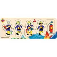 Holzpuzzle Ravensburger - Feuerwehrmann Sam aus Holz, 5 Teile