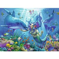 Ravensburger phosphoreszierendes Puzzle - Leuchtendes Unterwasserparadies, 200 Teile