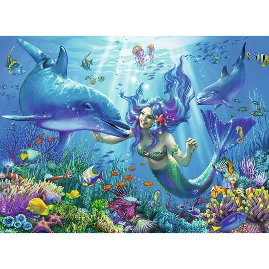Ravensburger phosphoreszierendes Puzzle - Leuchtendes Unterwasserparadies, 200 Teile
