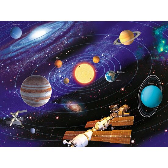 Puzzle fosforescente Ravensburger - Sistema Solare, 500 pezzi
