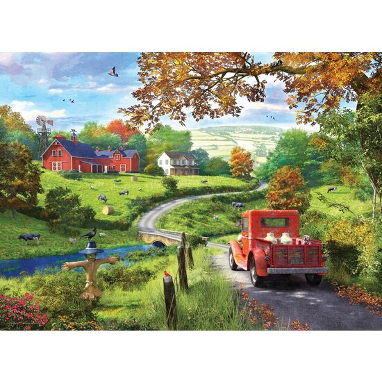 Puzzle Eurographics - Dominic Davison: Country Drive, 1000 pezzi