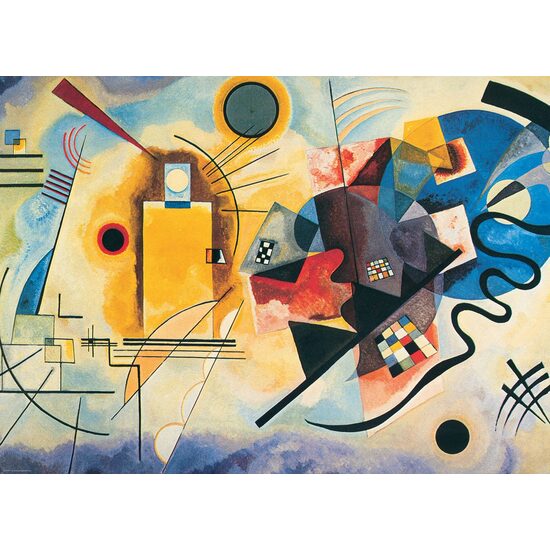 Puzzle Eurographics - Wassily Kandinsky: Gelb, Re, Blau, 1000 Teile