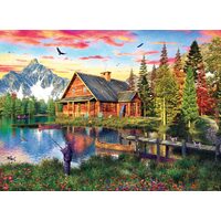 Eurographics Puzzle - Dominic Davison: The Fishing Cabin, 1000 Teile