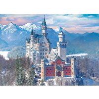 Puzzle Eurographics - Neuschwanstein im Winter, Deutschland, 1000 Teile