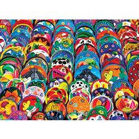 Puzzle Eurographics - Mexikanische Keramikteller, 1000 Teile