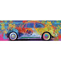 Eurographics Panorama-Puzzle – VW Käfer – Splash Pano, 1000 Teile