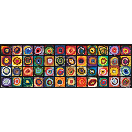 Eurographics Panorama-Puzzle – Wassily Kandinsky: Farbquadrat, 1000 Teile