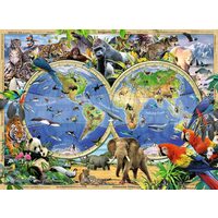 Puzzle Ravensburger - Tiere der Welt, 100 Teile XXL