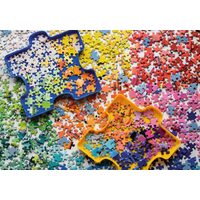 Puzzle Ravensburger - Buntes Puzzle, 1000 Teile