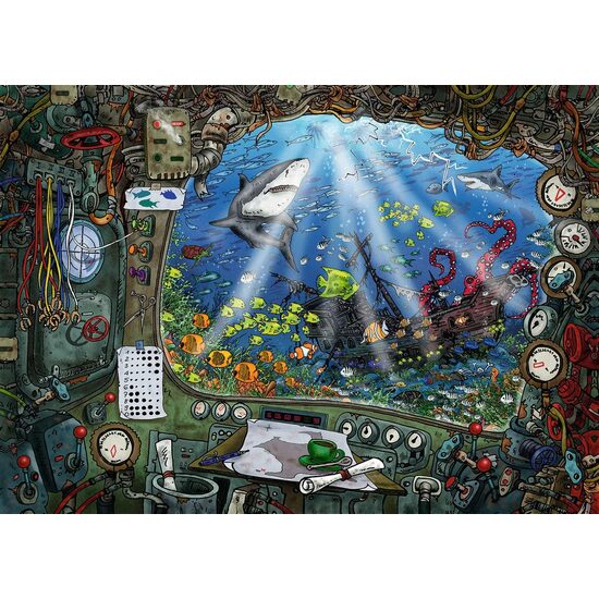 Puzzle Ravensburger - Exit Puzzle - U-Boot, 759 Teile
