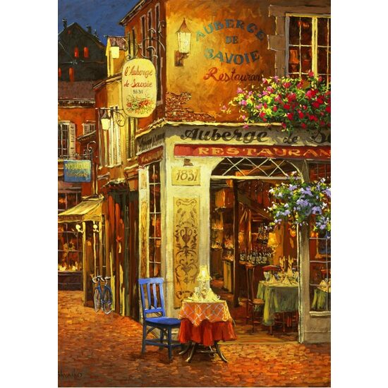 Puzzle Bluebird Puzzle - Viktor Shvaiko : Restaurant de l'Auberge de Savoie, 1000 pièces